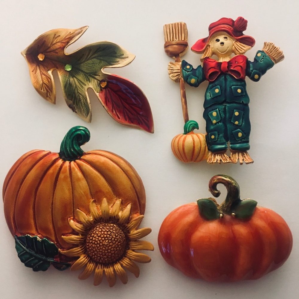 Fall fashion pins- metal { 4 }